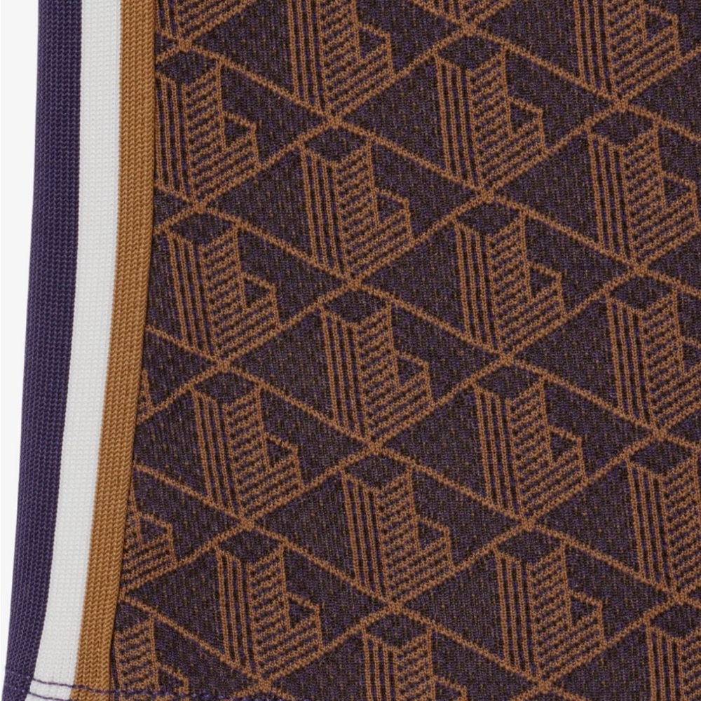 Lacoste Monogram Brown Polo Shirt - Picture 3 of 3